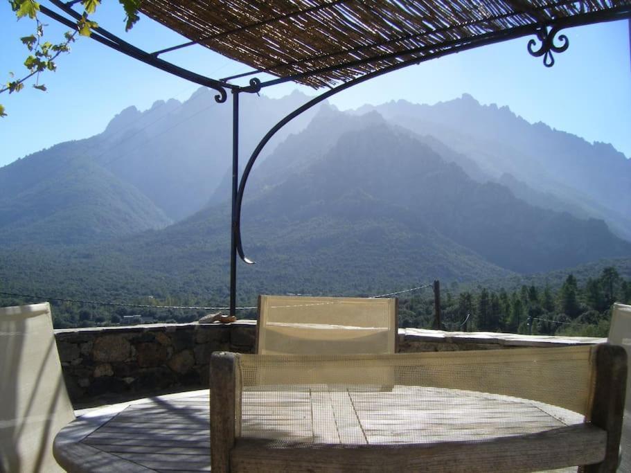 Le Capu Biancu-Location Avec Vue Proche Des Gorges De L Asco Entre Mer Et Montagne Moltifao Buitenkant foto