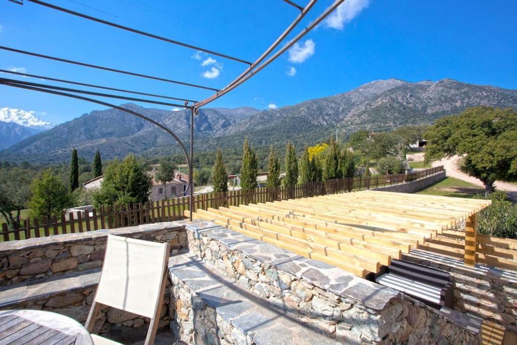 Le Capu Biancu-Location Avec Vue Proche Des Gorges De L Asco Entre Mer Et Montagne Moltifao Buitenkant foto